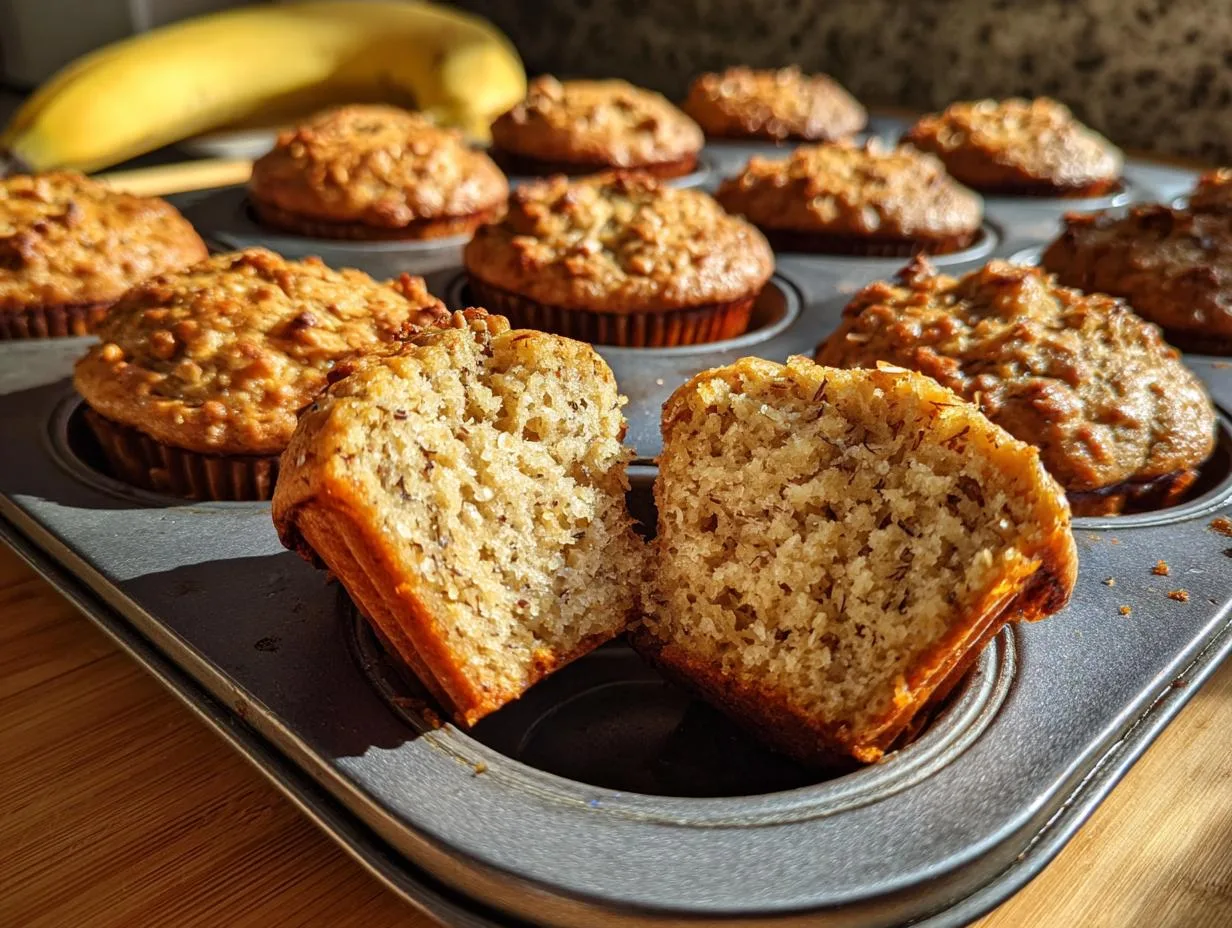Perfect Banana Oat Breakfast Muffins (Happy Kids Guaranteed!)