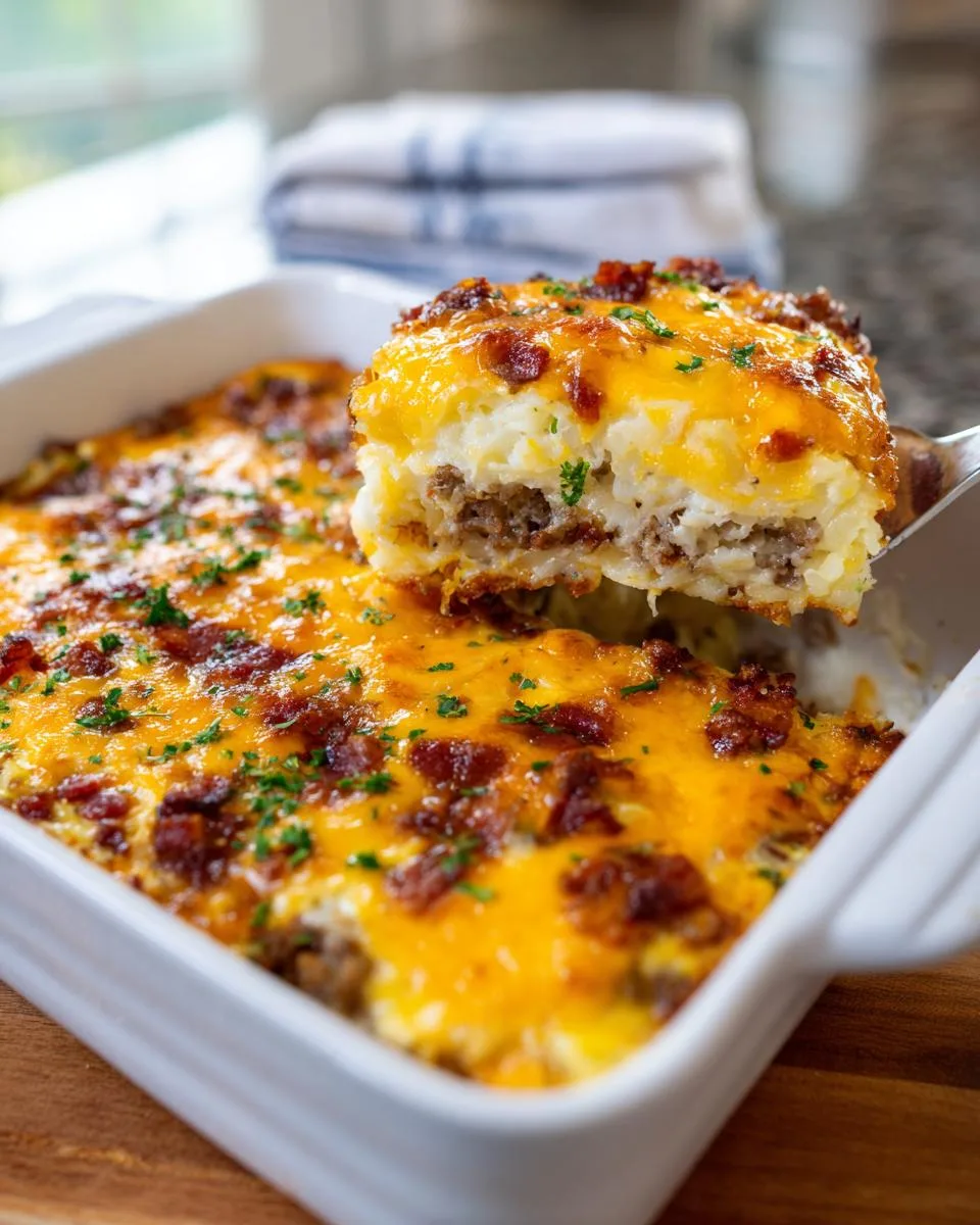 crack breakfast casserole - detail 1