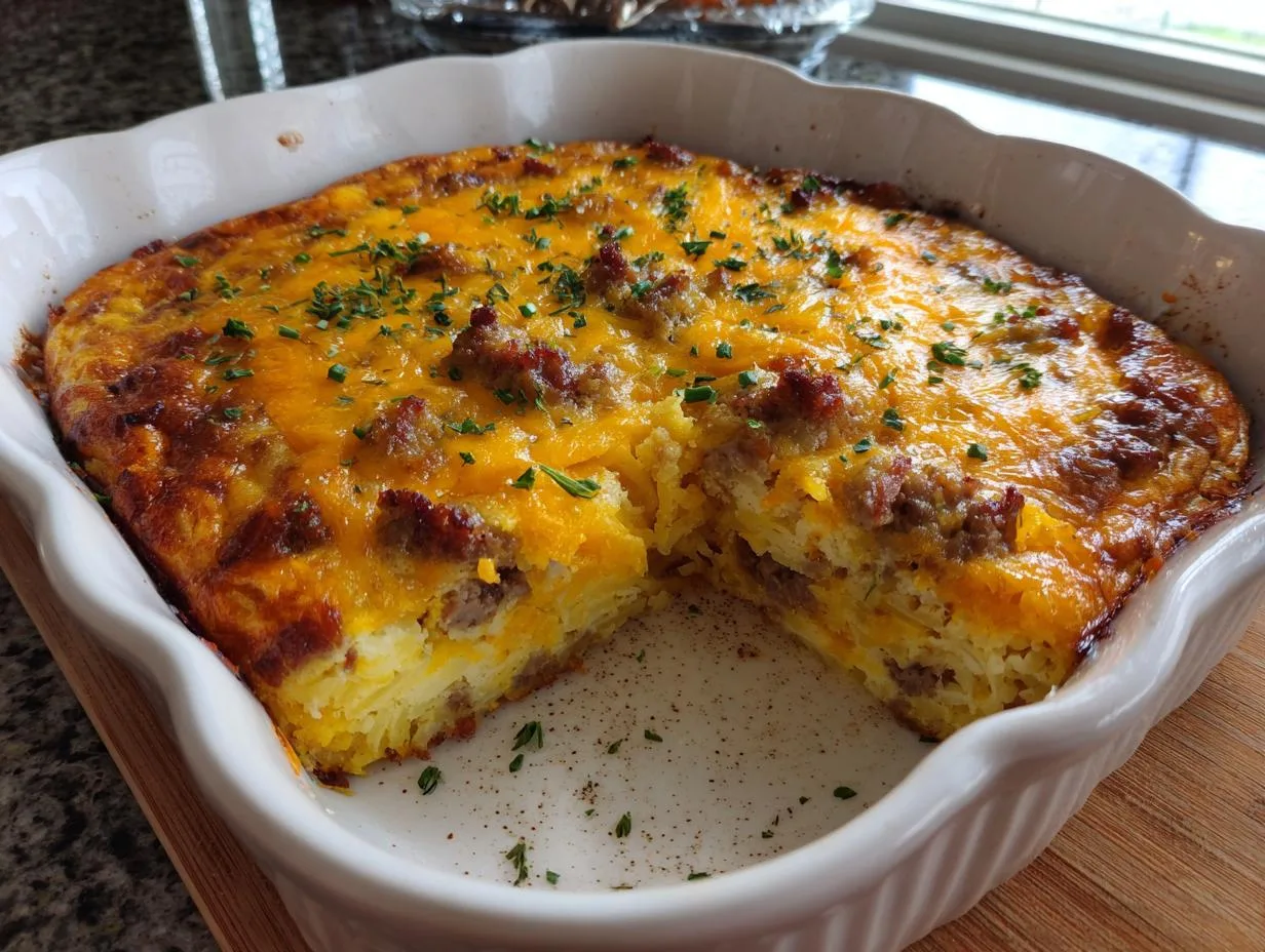 Irresistible Crack Breakfast Casserole – 1 Pan Magic