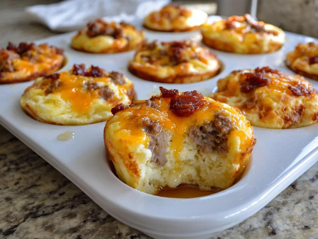 High Protein McGriddle Bites: 12g Protein Breakfast Hack