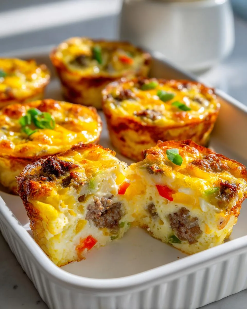 mini breakfast omelets - detail 1