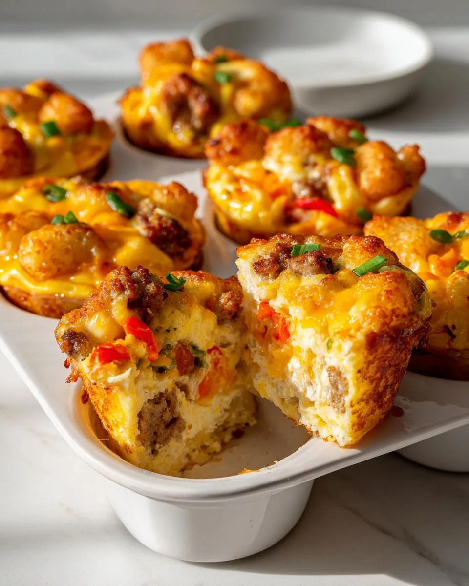 mini breakfast omelets - detail 2