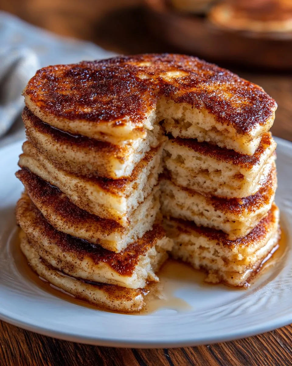 spanish churro pancakes - detail 1