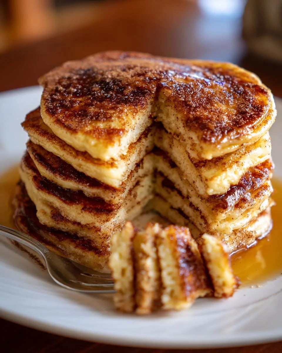 spanish churro pancakes - detail 2