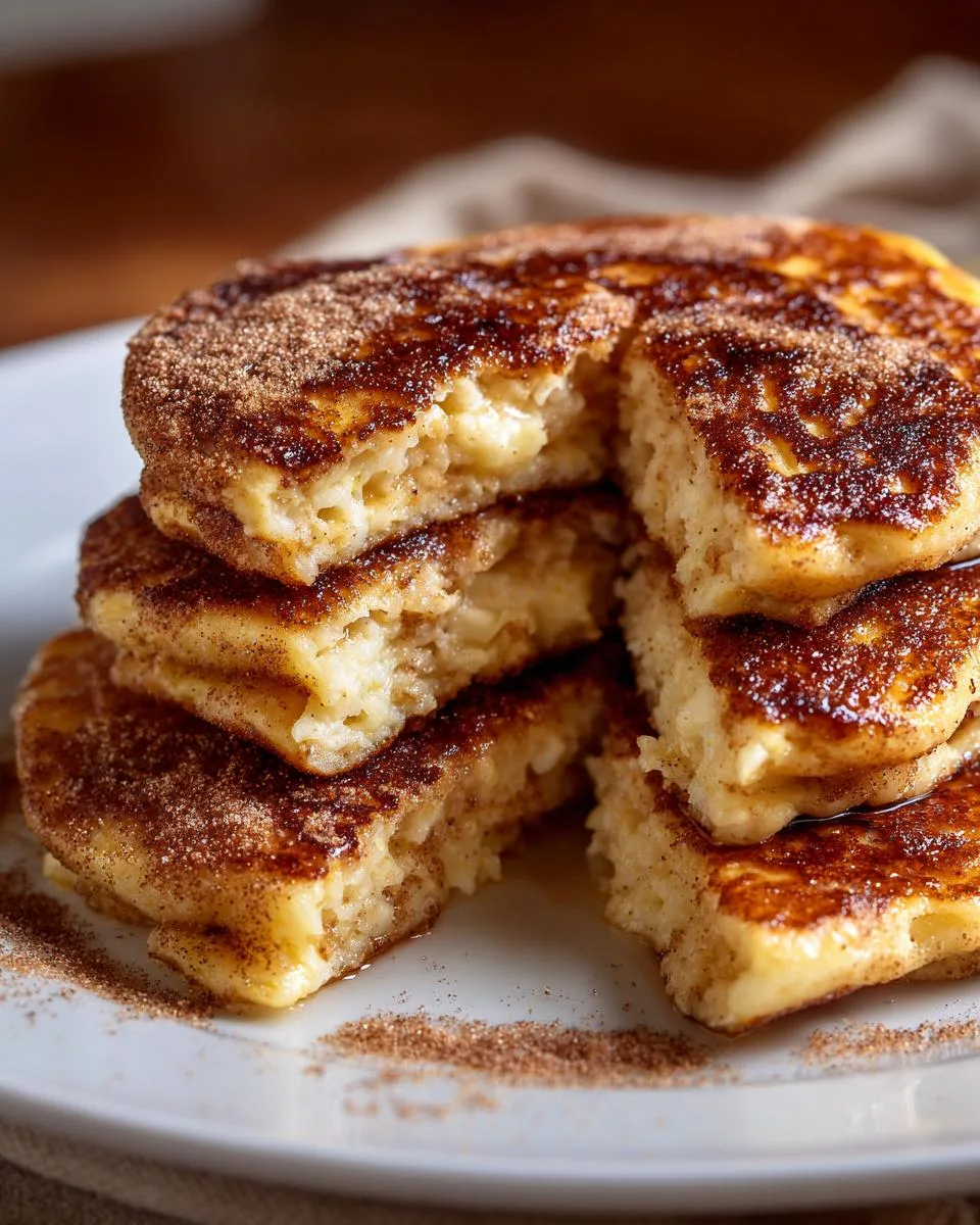 spanish churro pancakes - detail 3