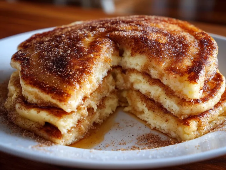 spanish churro pancakes