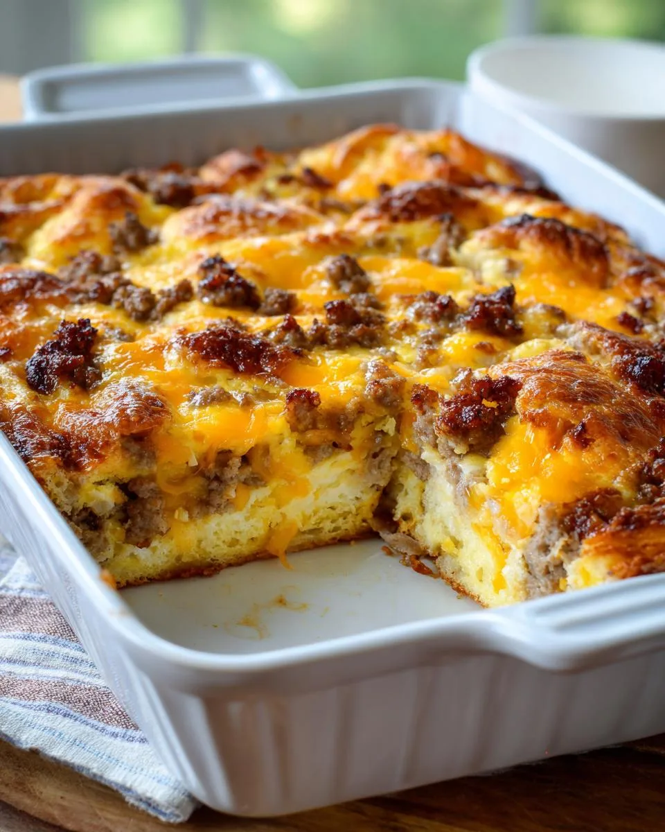 5 ingredient breakfast casserole - detail 3