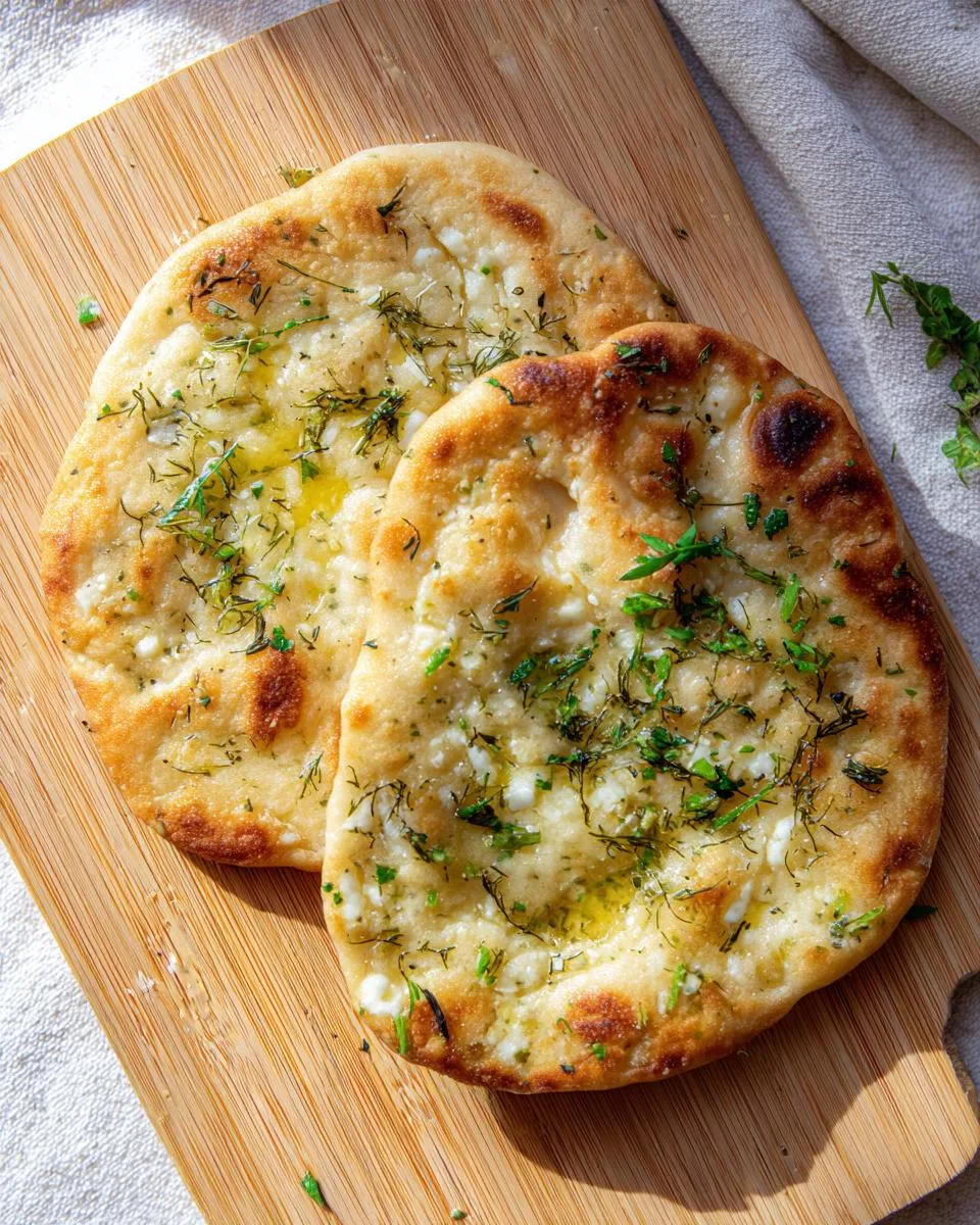 Air Fryer Cottage Cheese Flatbread - detail 3