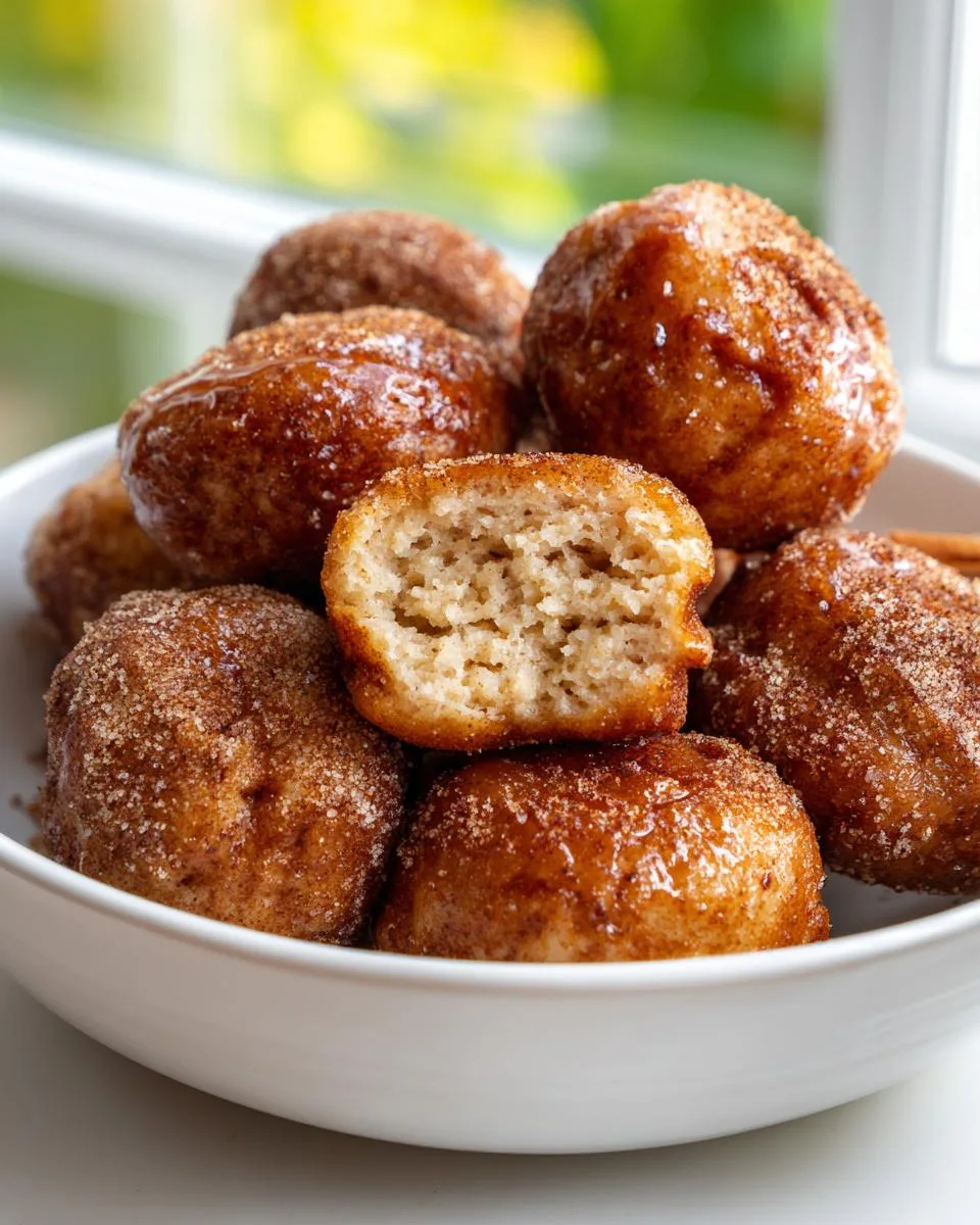 Banana Cinnamon Cottage Cheese bites - detail 2