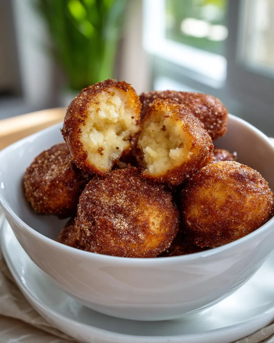 Banana Cinnamon Cottage Cheese bites - detail 3