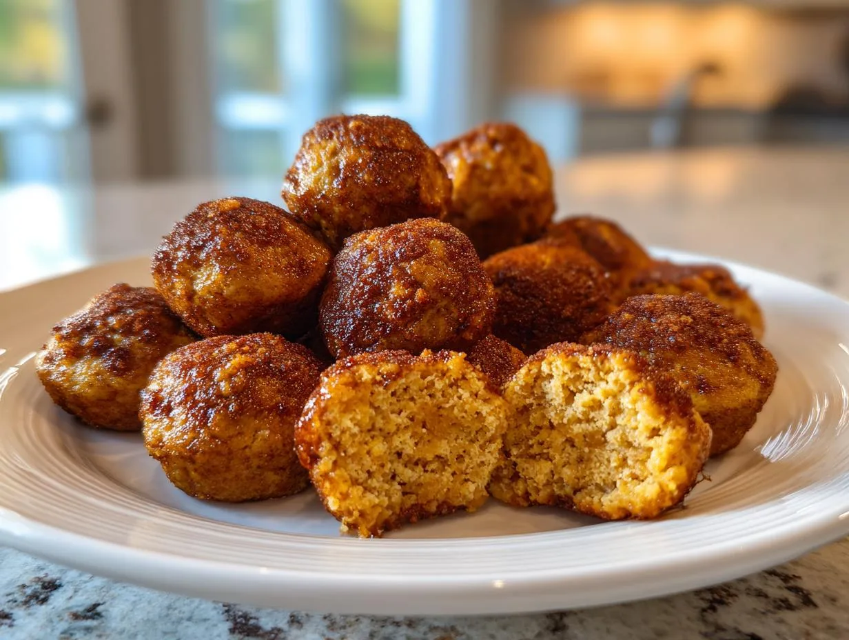 Banana Cinnamon Cottage Cheese Bites Ready in 25 Minutes
