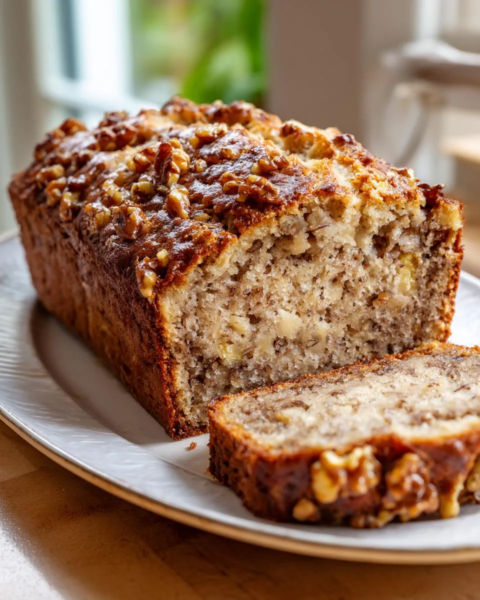 Banana Walnut Cottage Cheese Bread - detail 1