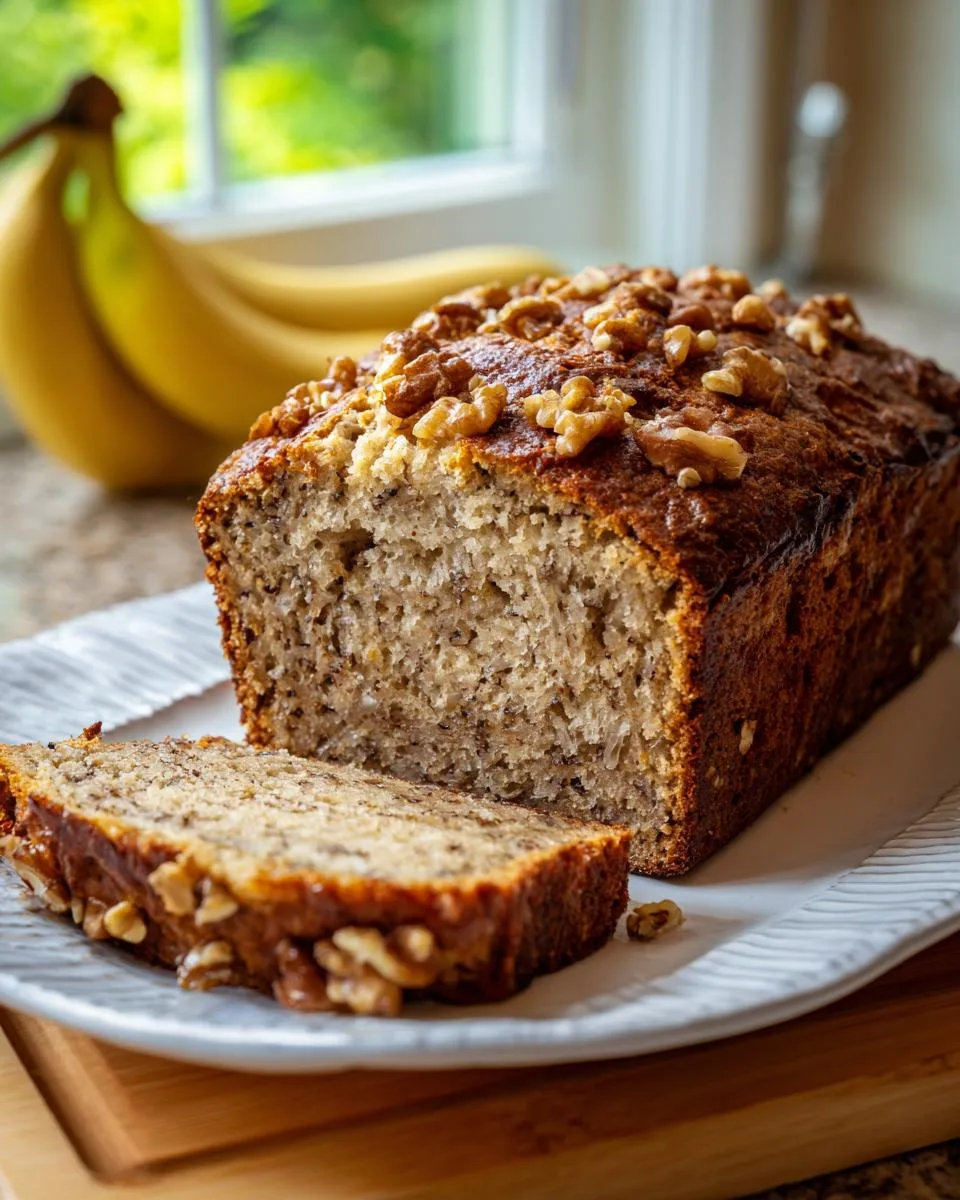 Banana Walnut Cottage Cheese Bread - detail 2