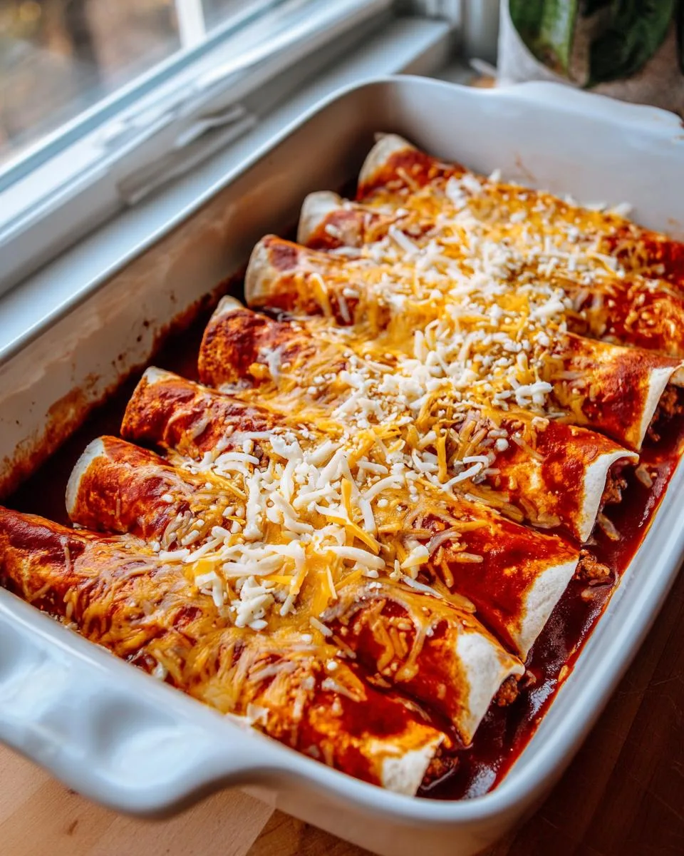 Beef Enchiladas With Red Sauce - detail 1