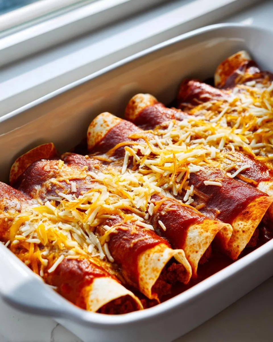 Beef Enchiladas With Red Sauce - detail 3