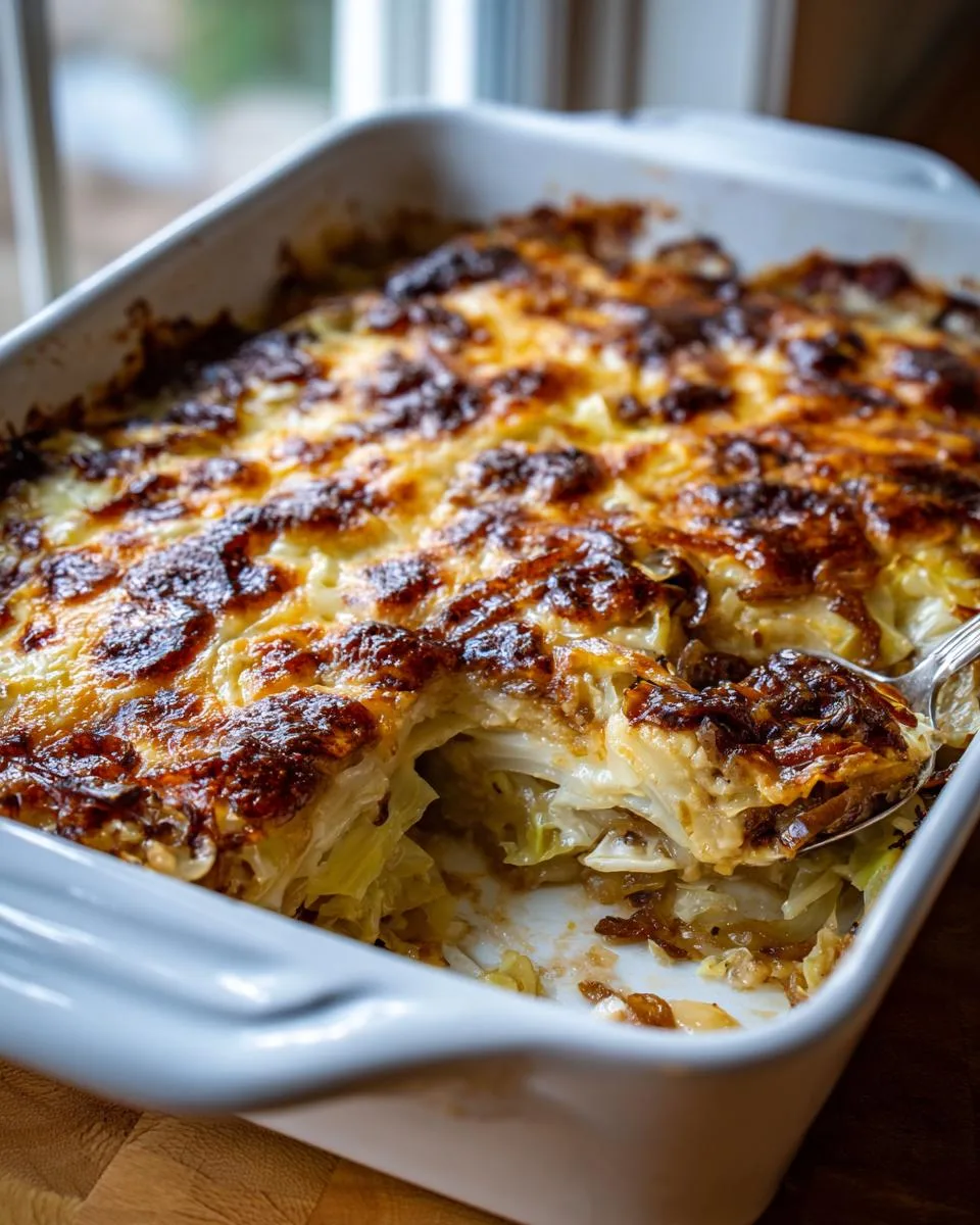 Caramelized Onion Cabbage Bake - detail 2