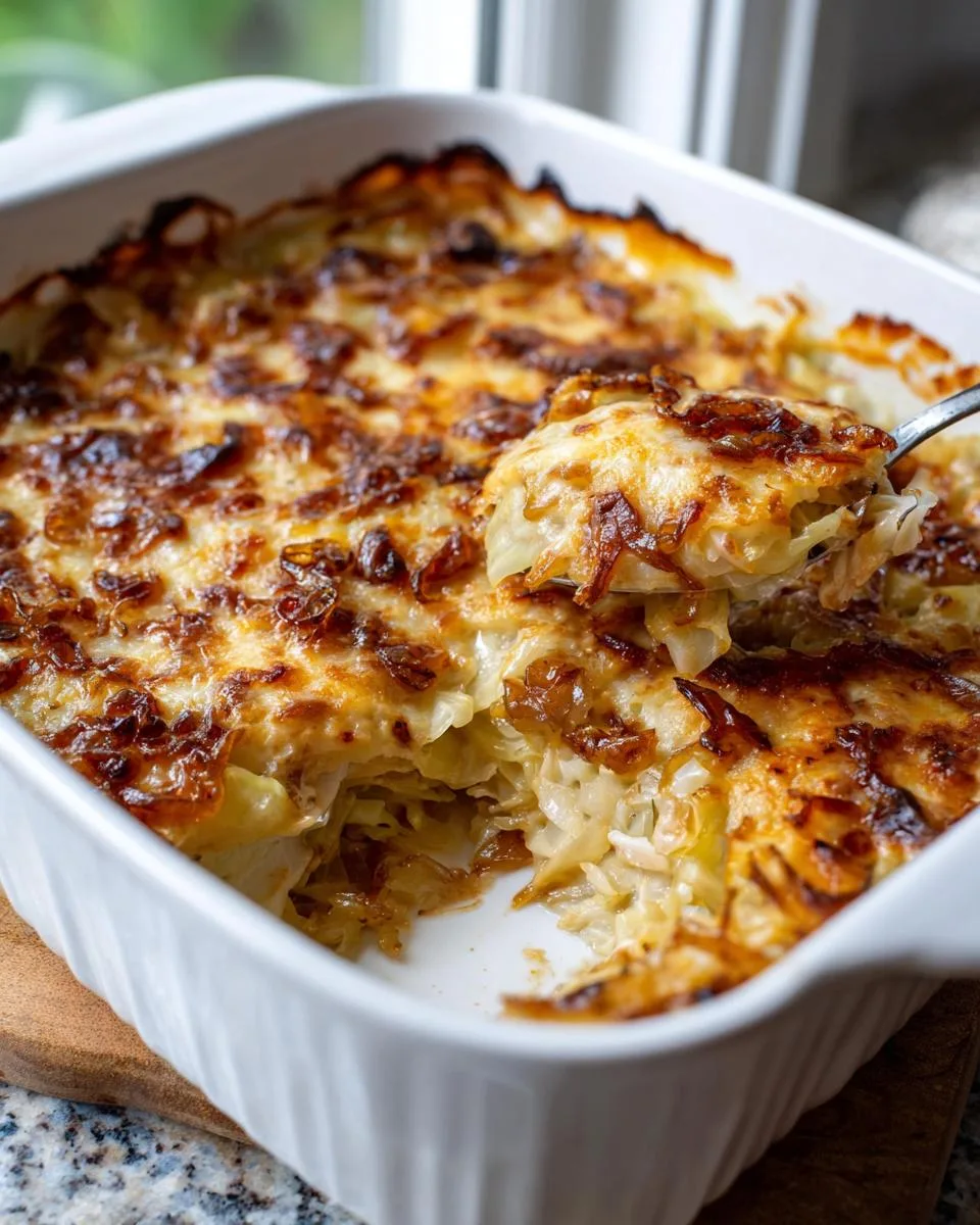 Irresistible Caramelized Onion Cabbage Bake in 3 Simple Steps