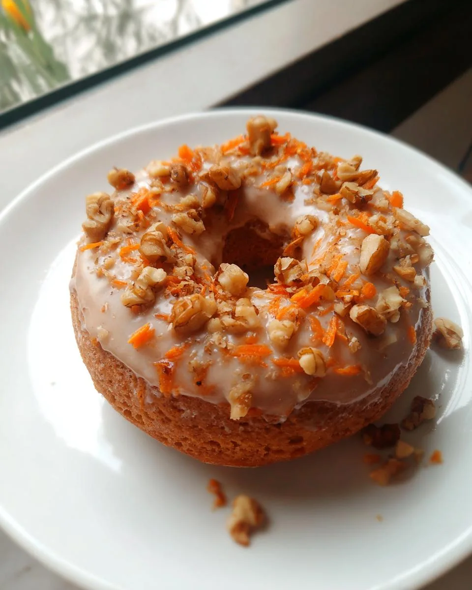 15-Minute Carrot Cake Banana Cottage Cheese Donuts – Kid-Approved!
