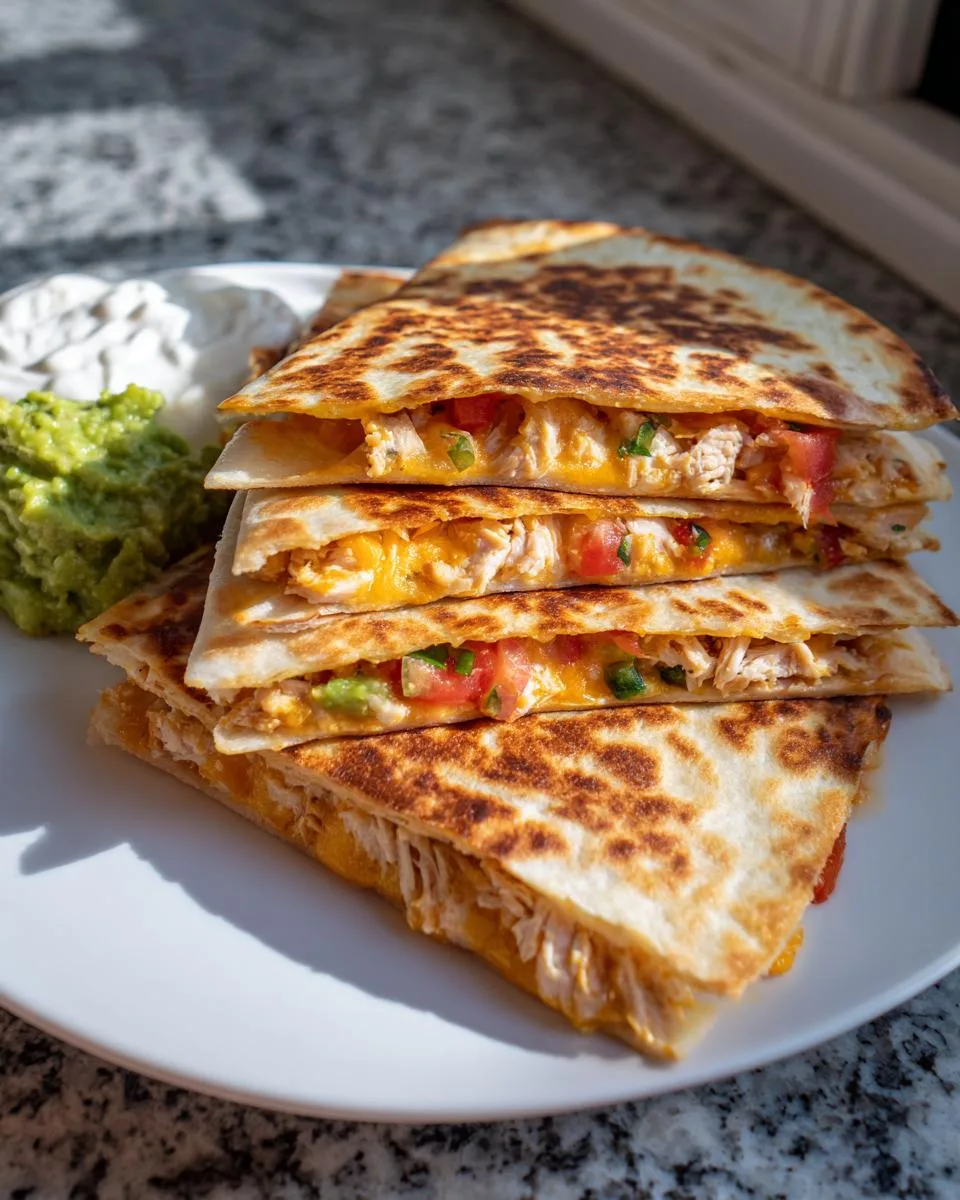 Chicken Cottage Cheese Quesadilla Pockets - detail 2