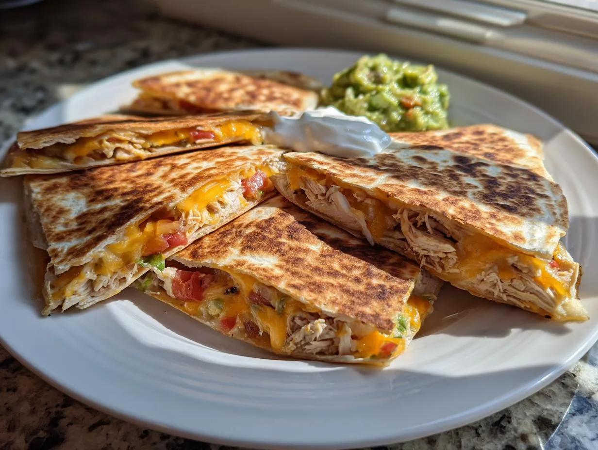 Chicken Cottage Cheese Quesadilla Pockets in 25 Minutes
