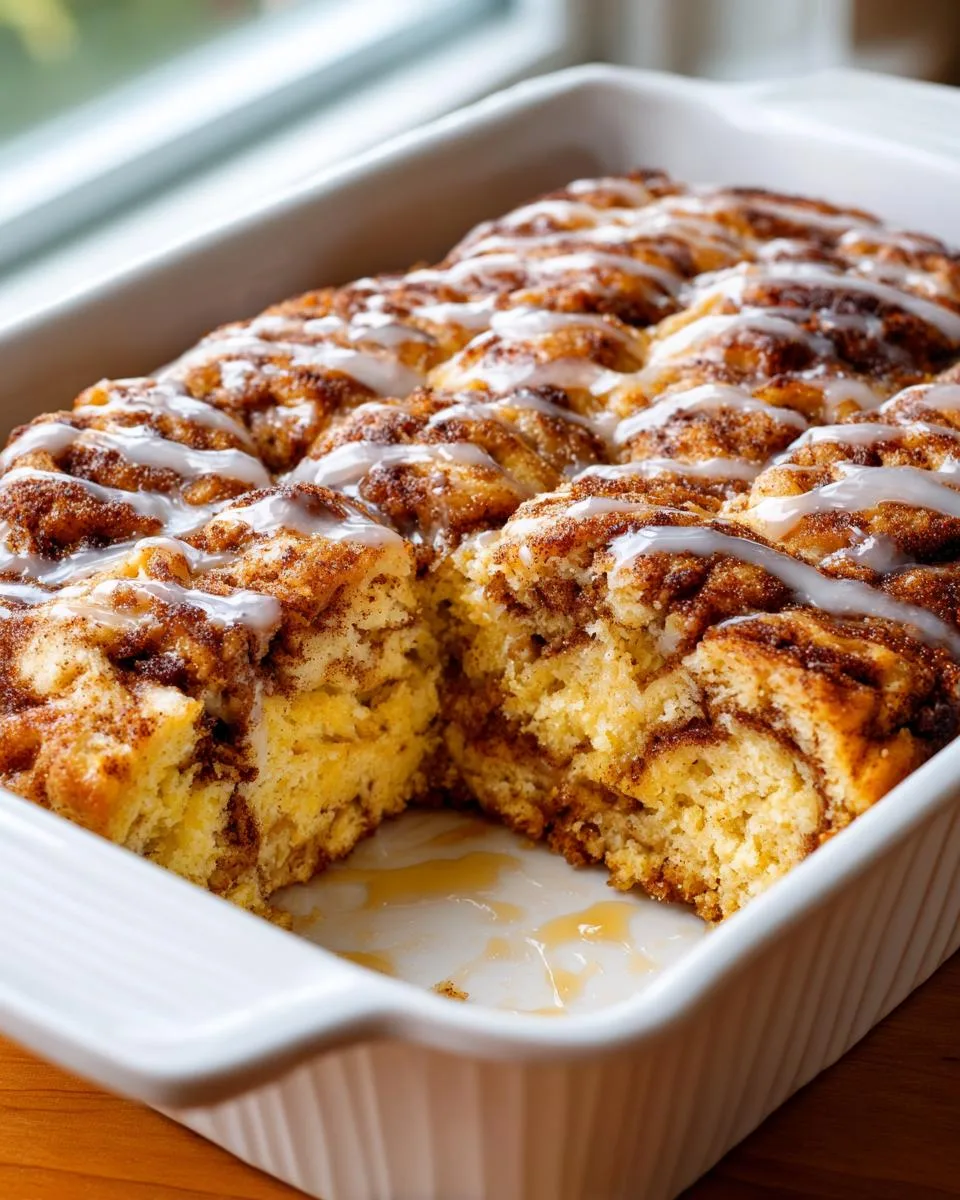 Cinnamon Roll Cottage Cheese Oat Bake - detail 3