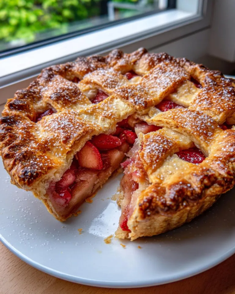 Classic Fresh Rhubarb Pie Recipe