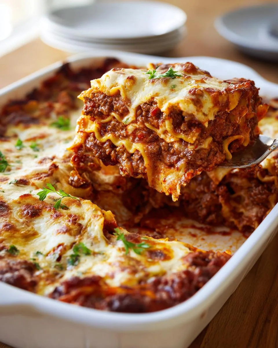 Cottage Cheese Beef Lasagna Bake - detail 1