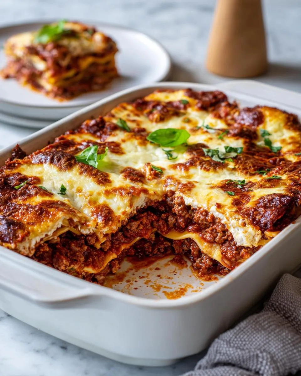 Cottage Cheese Beef Lasagna Bake - detail 3