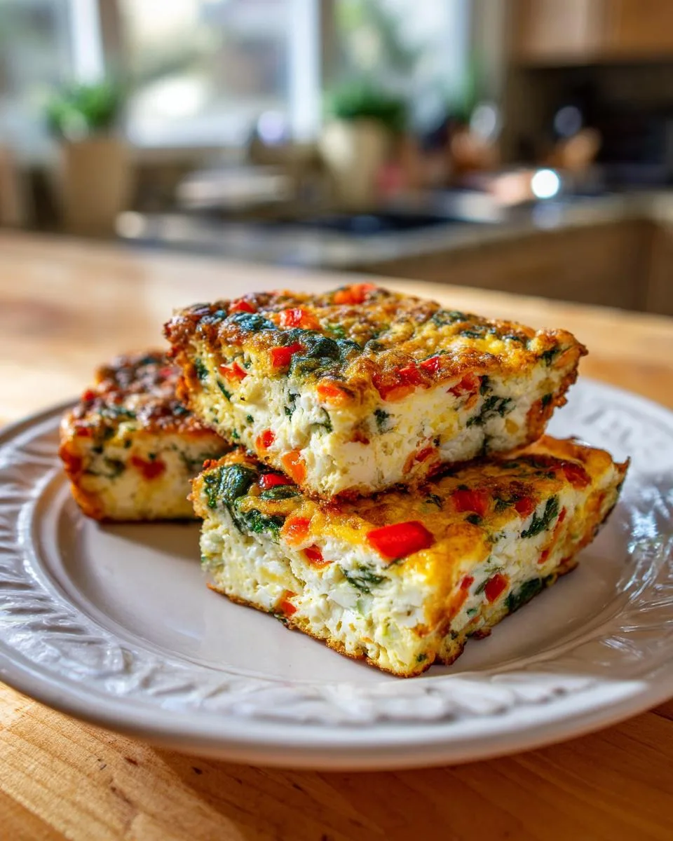 10g Protein Cottage Cheese Breakfast Pocket Squares You’ll Crave