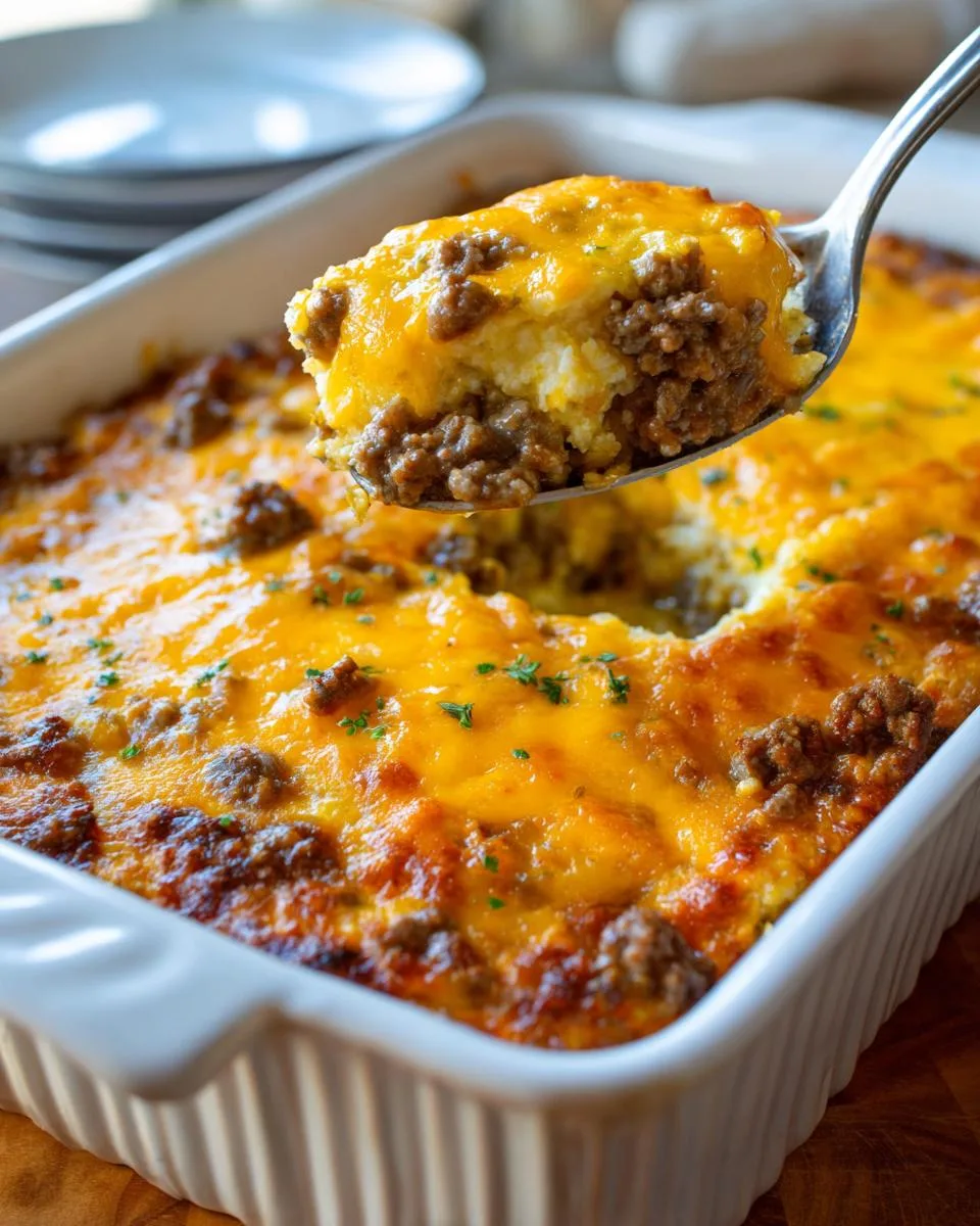 Cottage Cheese Cheeseburger Casserole - detail 1
