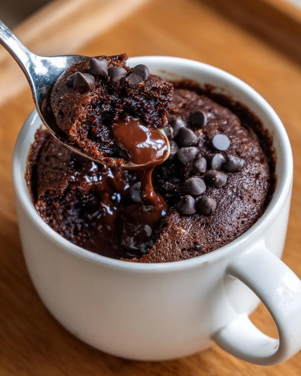 Cottage Cheese Chocolate Mug Cake - detail 1