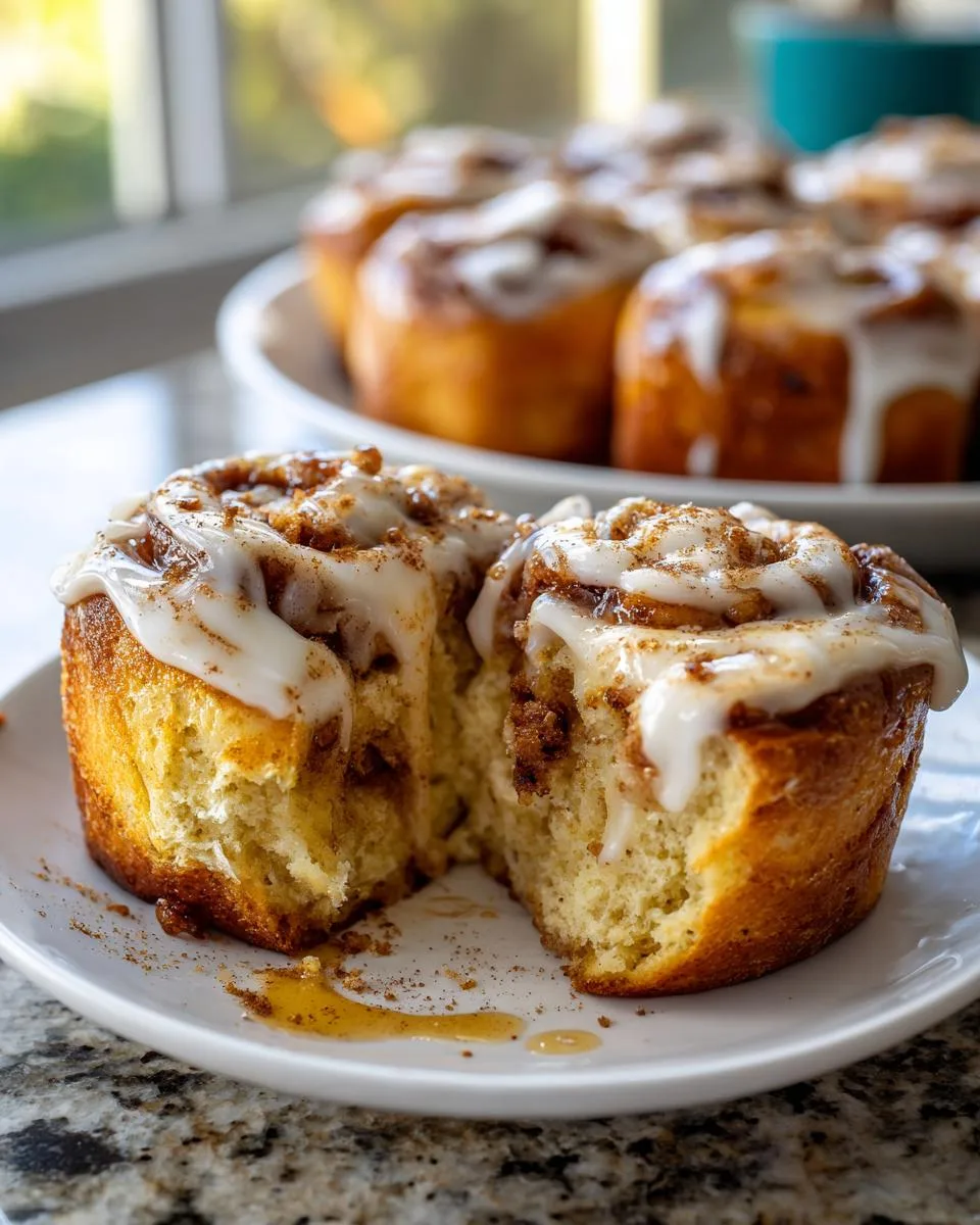 Cottage Cheese Cinnamon Roll Donuts - detail 1