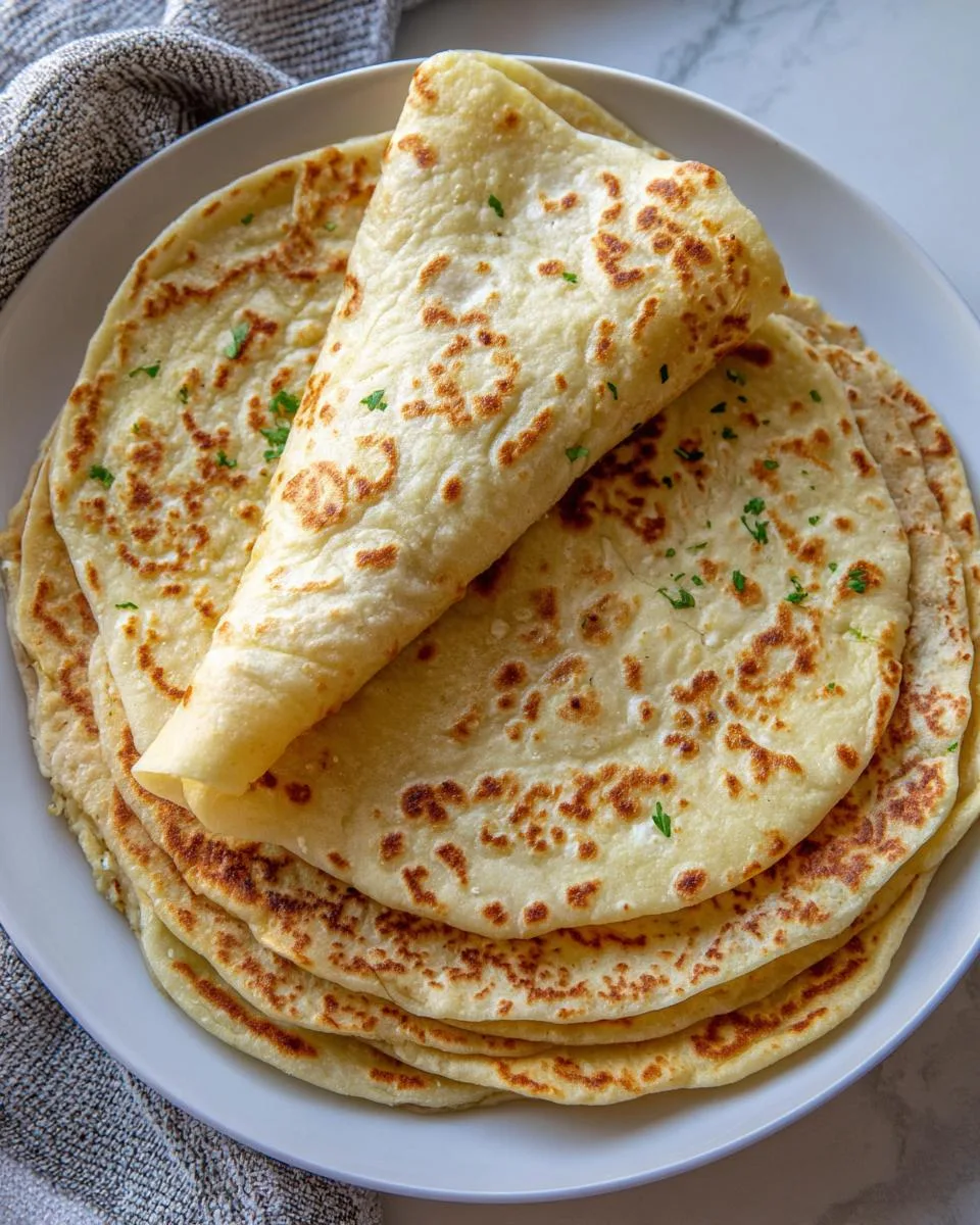 Cottage Cheese Flatbread Wraps - detail 3