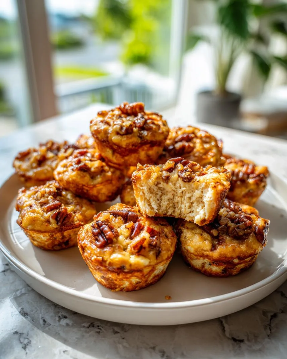 Cottage Cheese Pecan Pie Bites - detail 3