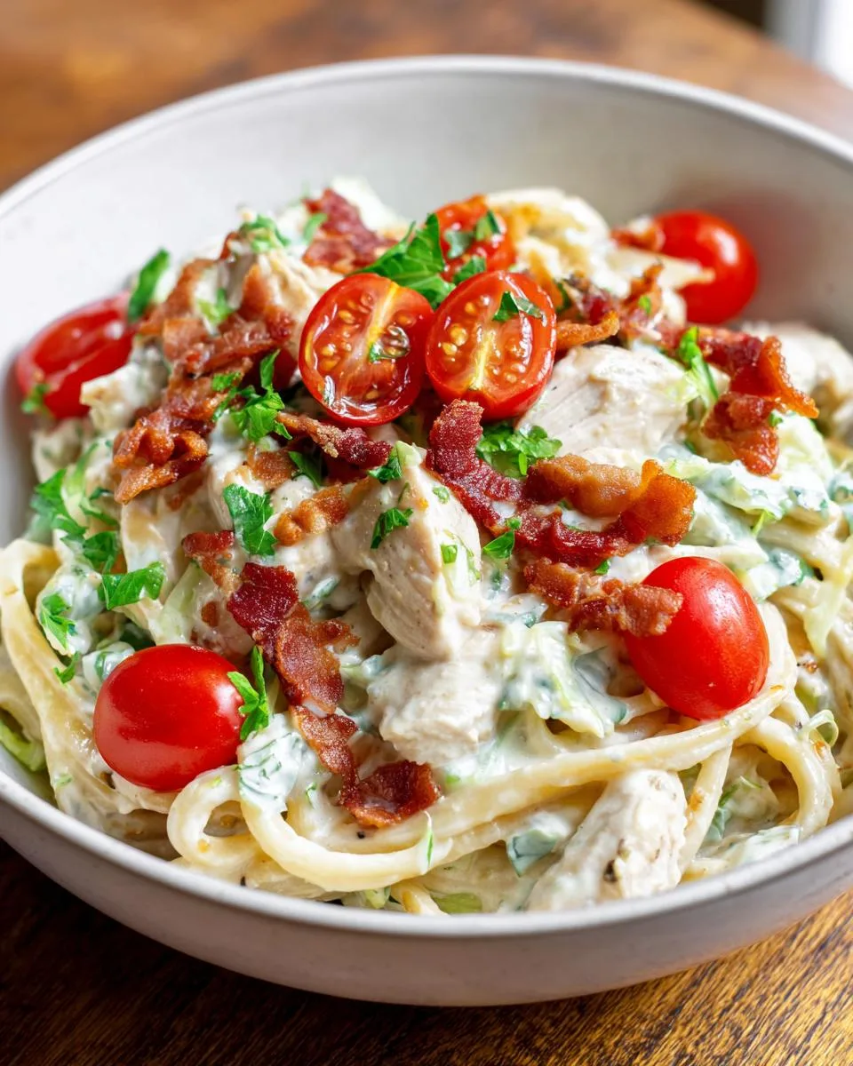 Cottage Cheese Ranch Chicken Pasta - detail 3