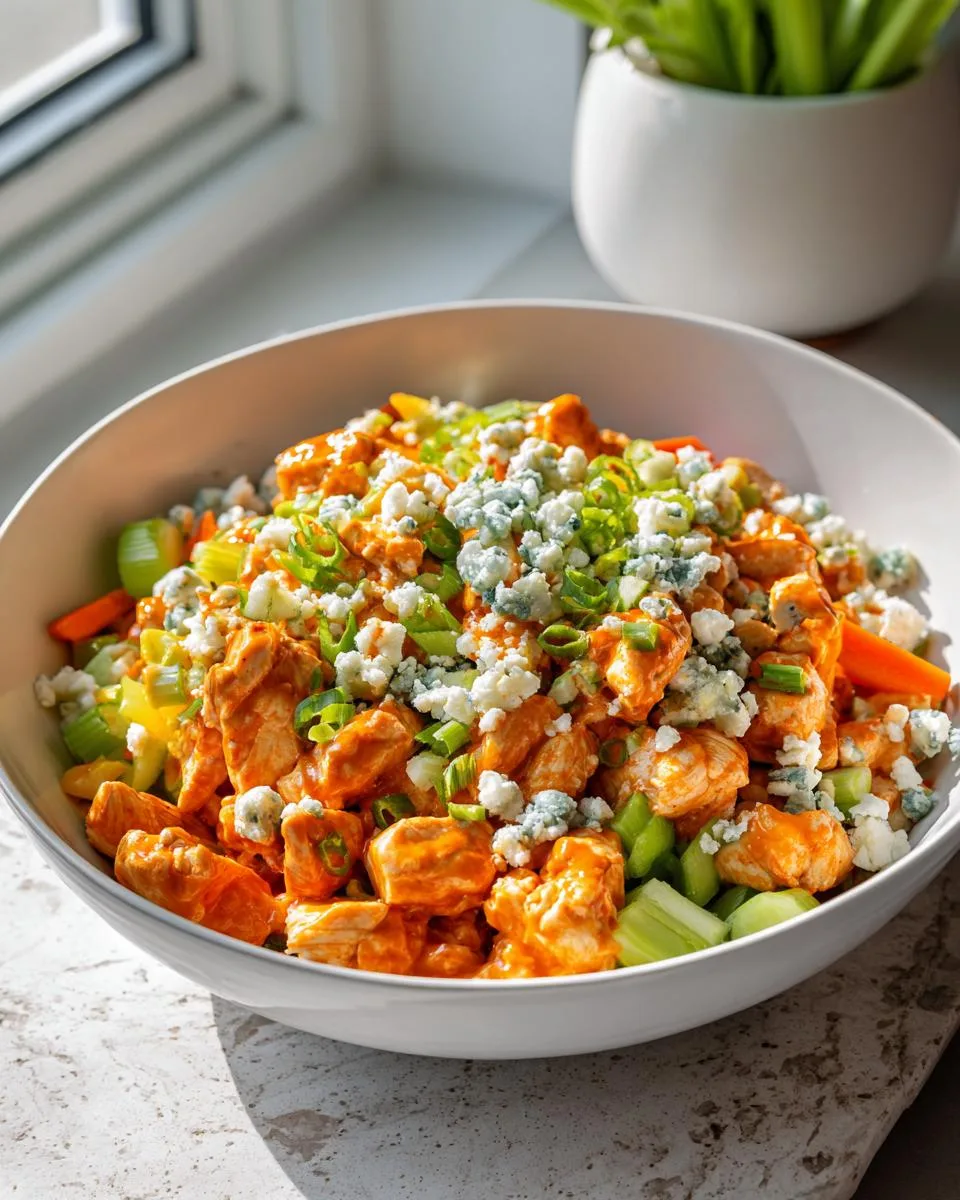 Creamy Buffalo Chicken Salad Bowl - detail 3