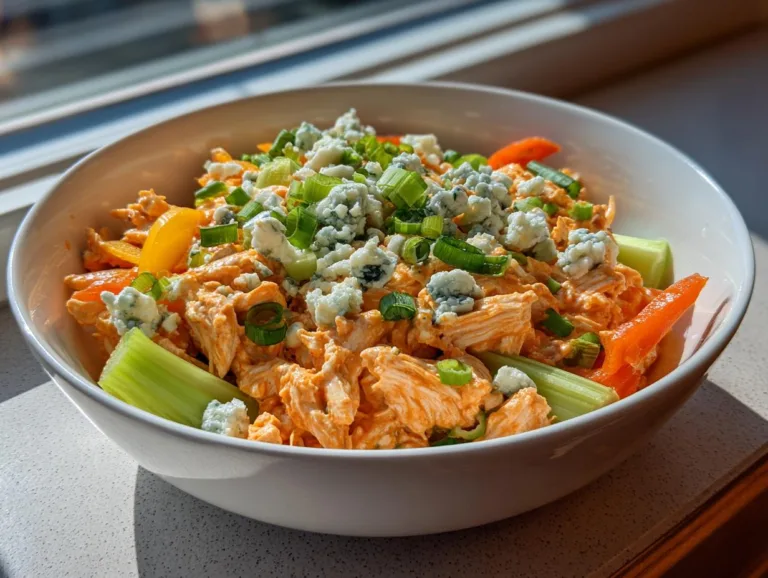 Creamy Buffalo Chicken Salad Bowl