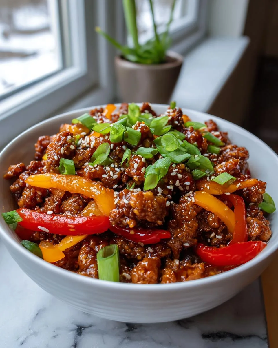 Crispy Chilli Beef Rice - detail 1