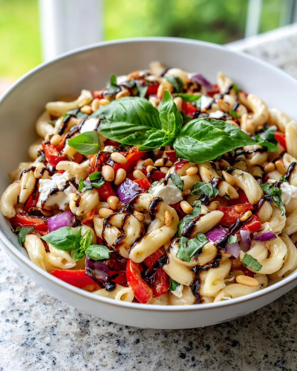 Fresh Cottage Cheese Pasta Salad - detail 2
