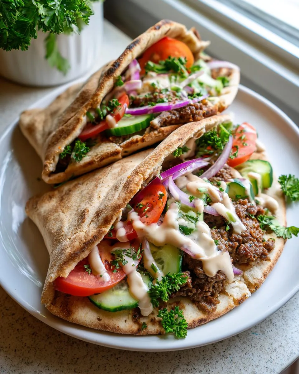 Ground Beef Pita Sandwiches Ready in 25 Bold Minutes