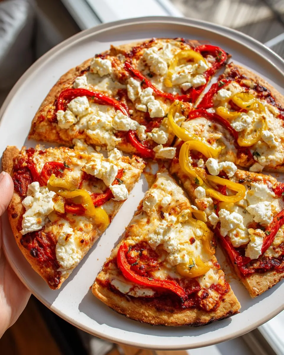 High Protein Cottage Cheese Pizza - detail 1