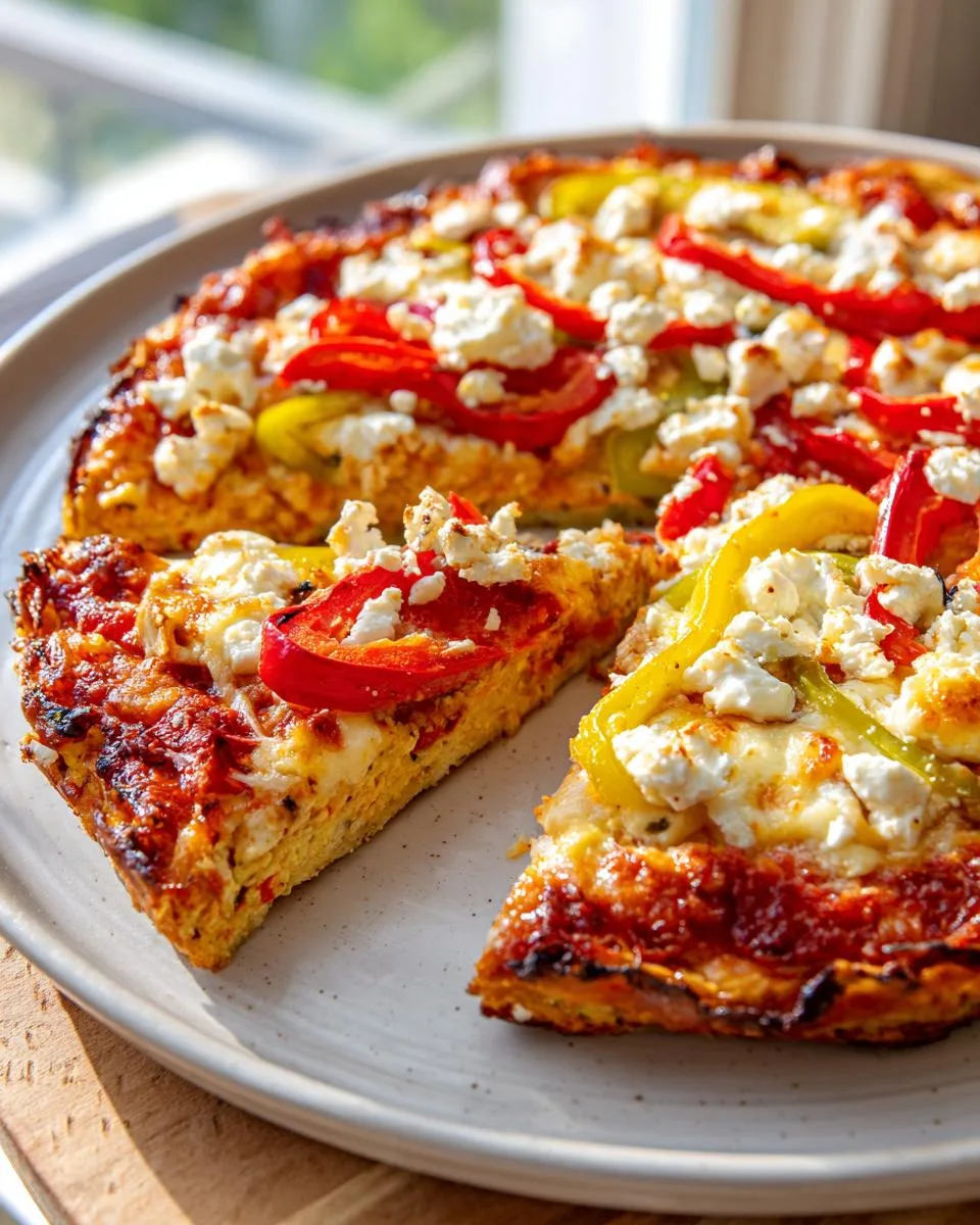 High Protein Cottage Cheese Pizza - detail 2