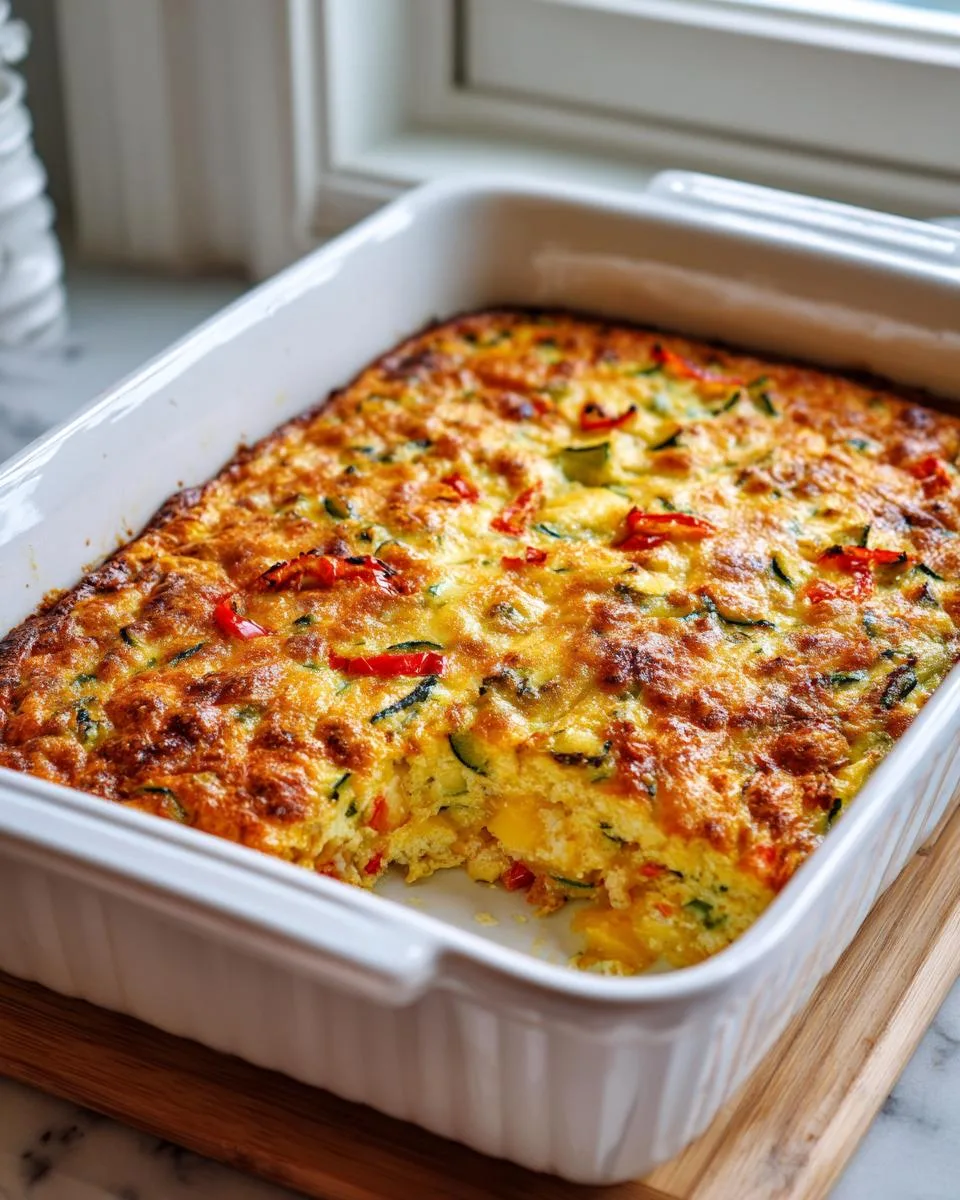 Loaded Zucchini cottage cheese Bake - detail 1