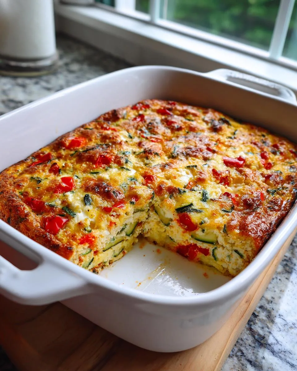 Loaded Zucchini Cottage Cheese Bake: 30-Minute Family Feast!