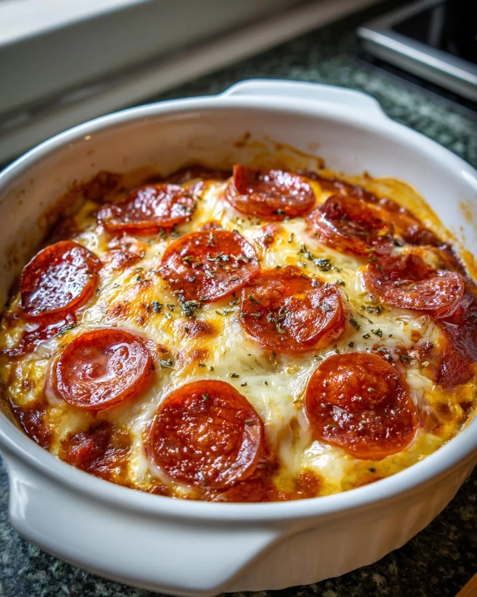 Low Carb Cottage Cheese Pizza Bowl - detail 1