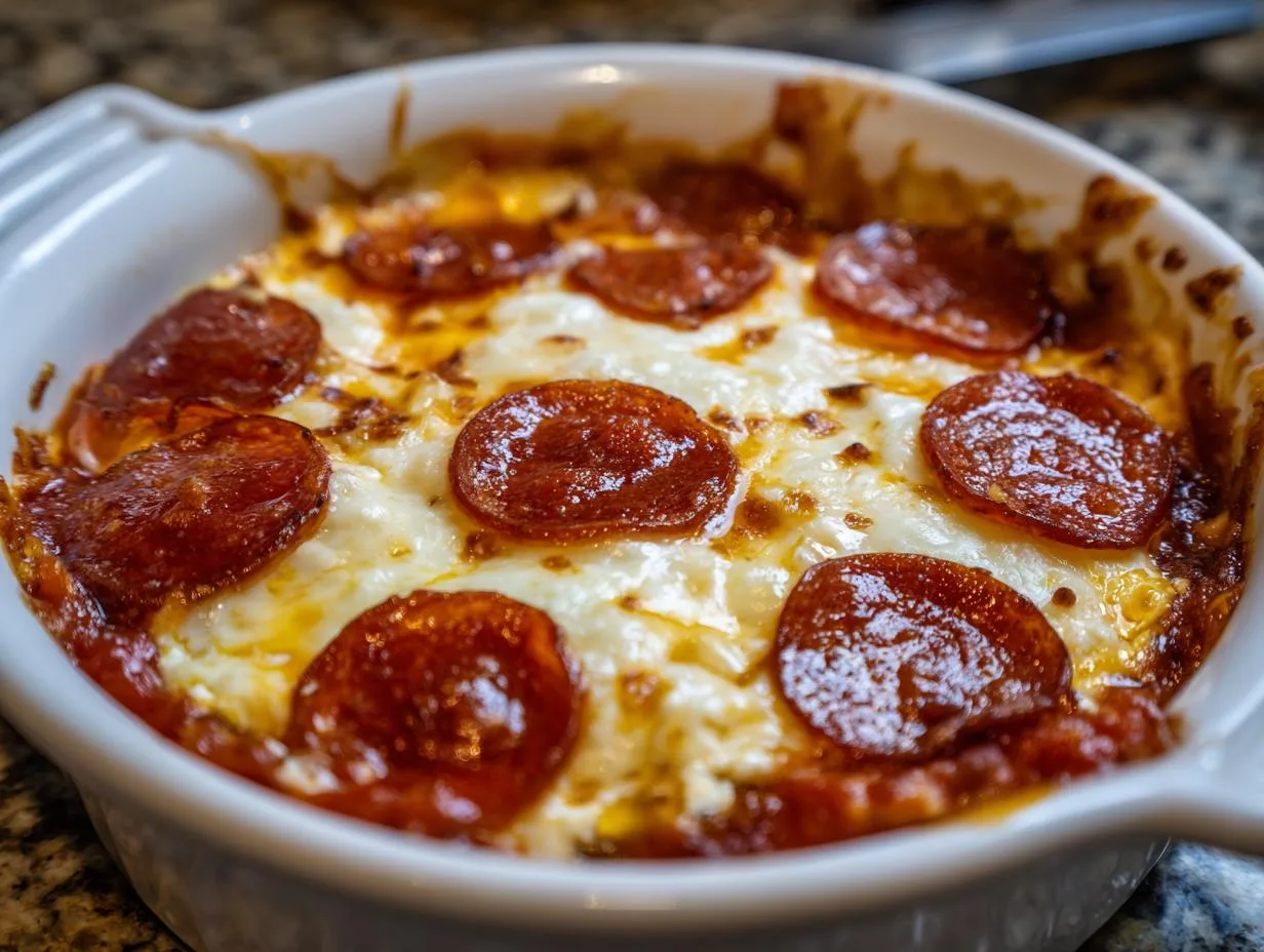 15-Minute Low Carb Cottage Cheese Pizza Bowl for Busy Moms