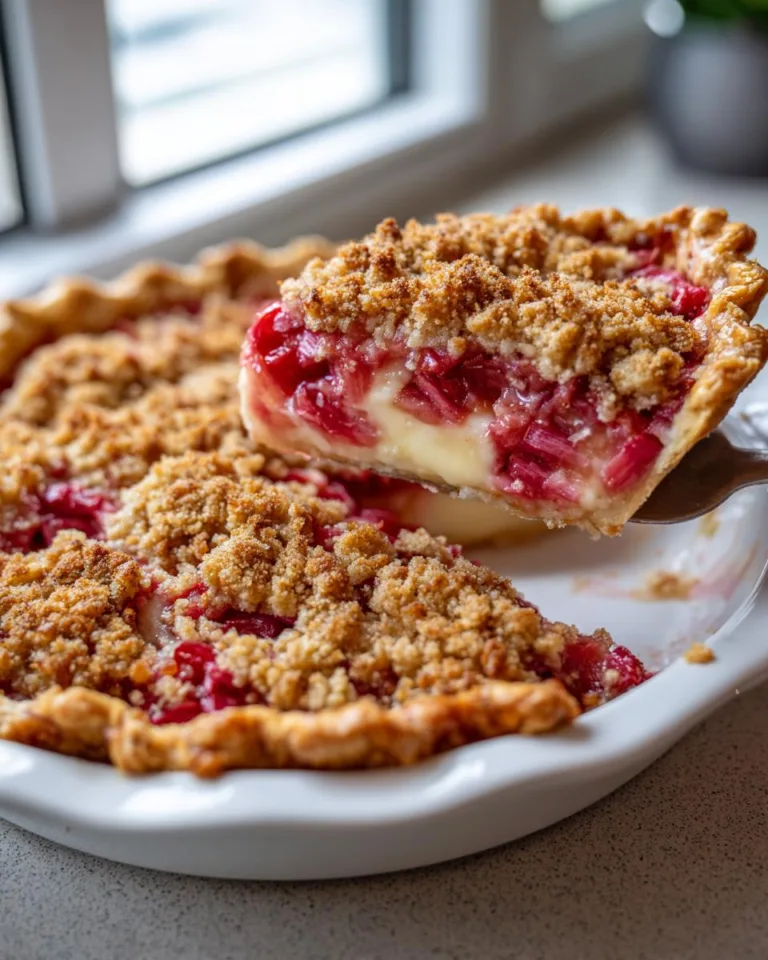 Old Fashioned Rhubarb Pie Recipe