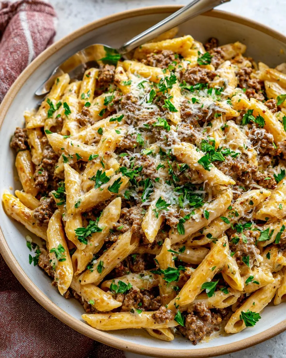 One Pot Creamy Beef Garlic - detail 1