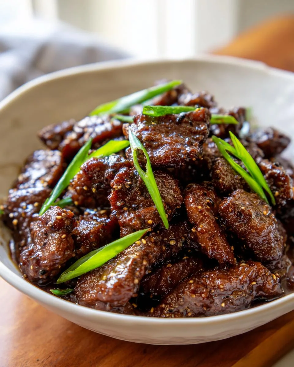 Restaurant Style Mongolian Beef - detail 1