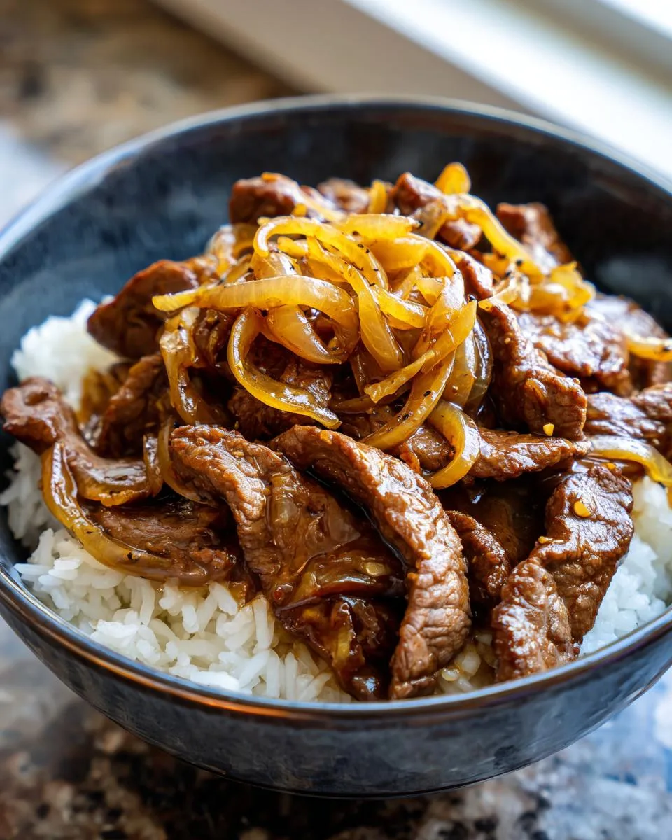Sizzling Chinese Pepper Steak Onions - detail 2